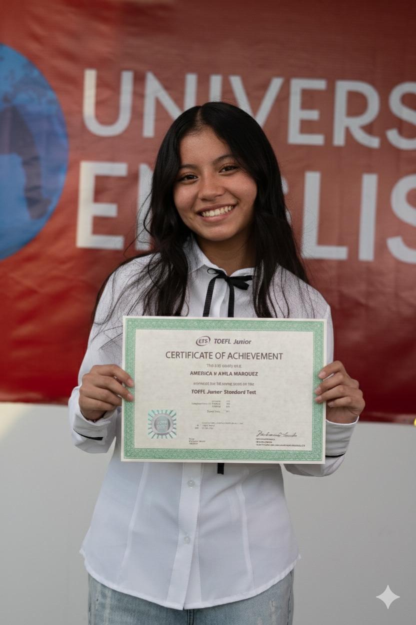 Certificado TOEFL Junior Oficial